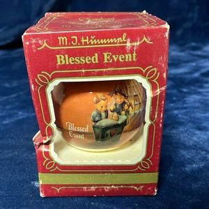 Goebel Hummel Glass Ornament “Blessed Event”